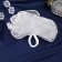 Hair gum Bant "Schoolgirl" 13 cm, white