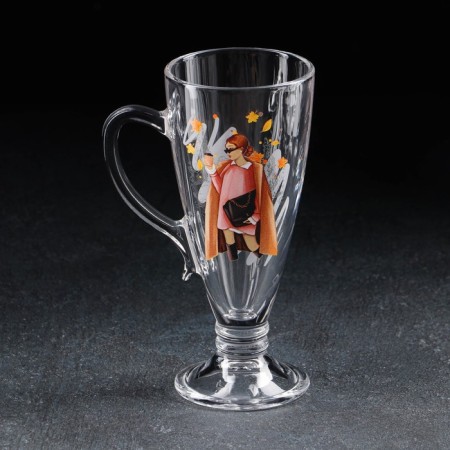 Citizens' mug, for cappuccino, glass, 250 ml-7
