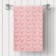 Trick Tensor Guten Morgen Hearts Pink, 450 grams, size 70x130 cm, pink color