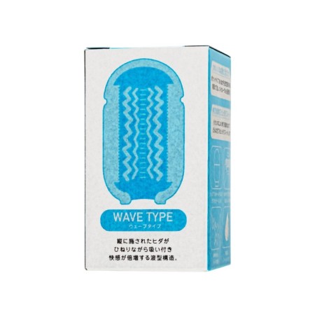 Masterbator Unrealistic Men’s Max Capsule 02 Wave, 8 cm, TPE, Blue color-10