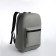 Youth backpack with lightning, external pocket, gray color