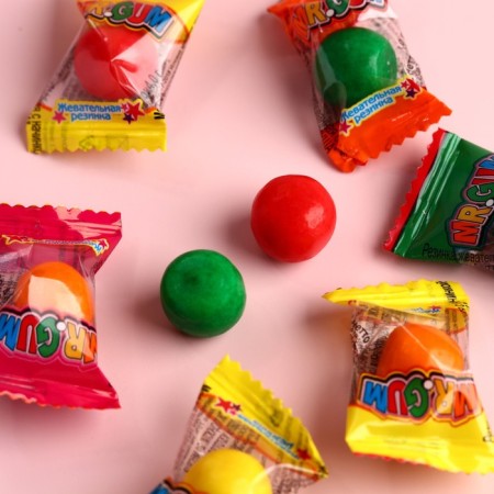 Chewing gum "Last" with filling, taste: Tutti-Frutti, 40 g.-2