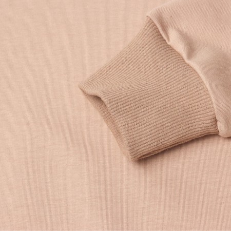 Costume (sweatshirt and trousers) children's minku, beige color, height 98 cm-5