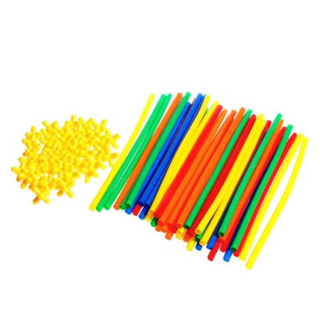 Constructor training "straw", 100 parts-1