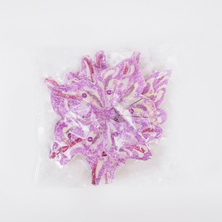 Decor on the clothespin "Butterfly", lilac, 12 cm-3