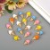 A set of buttons of decorative plastic "Ice Cream Horn" (set 18 pcs) 2.2x1.3 cm