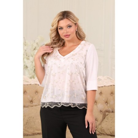 Female jumper, size 52, white color-7