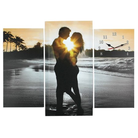 Carty clock, modular "couple in love", 60x80 cm