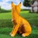 Garden figure "Fox" 35x17x22cm