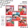 Notebook in a slanting ruler of 12 sheets, 5 types of mix, covered cardboard, cars