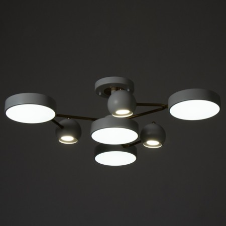 Causte "Terno" 4XLED 126W 3000-6000K 3XGU10 white-gold 74x74x21 cm Bayerlux-2