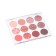 Palette of eyelid shadows with shimmer 12 colors