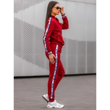 Female ishomine is a suit, size 46, burgundy color-5