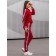 Female ishomine is a suit, size 46, burgundy color