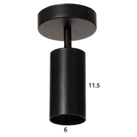 SPOT 2484/1BK GU10 40W Black 10x11 cm-3