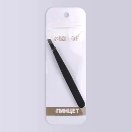 Pinzet begged, wide, 9.5 cm, black color-6