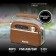 Portable Hyundai H-PSR200 radio receiver brown/silver USB Microsd