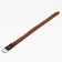 The leather collar "strict spike", 70 x 3.5 cm, Osh 45-60 cm, black