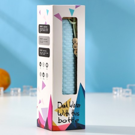 Water bottle "Lady", 360 ml, h = 21 cm, Mix color-4