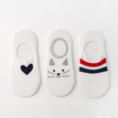 A set of female socks (3 pairs) minku "Bunny", size 36-37 (23 cm)