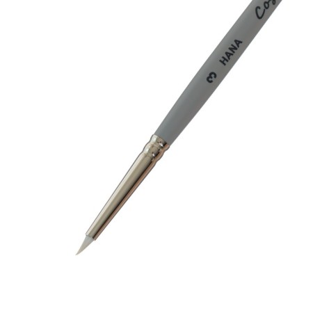 Silicon Brush "Konus", Hana Create No. 3 (exhibition length 7 mm), short dull handle-1