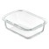 Smart Solutions baking and storage container, rectangular, with a lid, 370 ml, yellow color