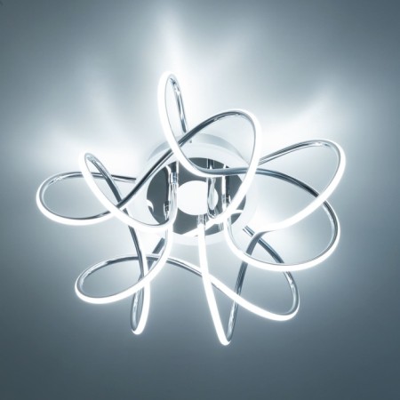 Ceiling CITILUX CULCH "JMINI SMART" CL229A151E 50x50x23 cm, 5x19W, LED, Gray color.-19