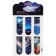 A set of magnetic bookmark for books Calligrata 6 pieces, "Universe", mix