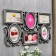 Photo frame plastic in 6 photos 10x15 cm "Stylish" silver 50.5x31 cm