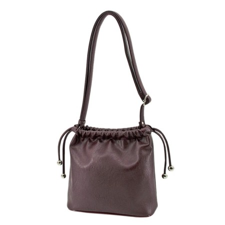 B2739 Bag bag, lightning department, burgundy color 23x25x8cm