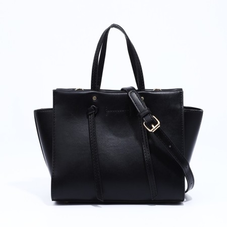 Bag Female Tout with zipper, black color