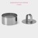 The form for laying out the valve "Ring", 8 × 4 cm, with a press