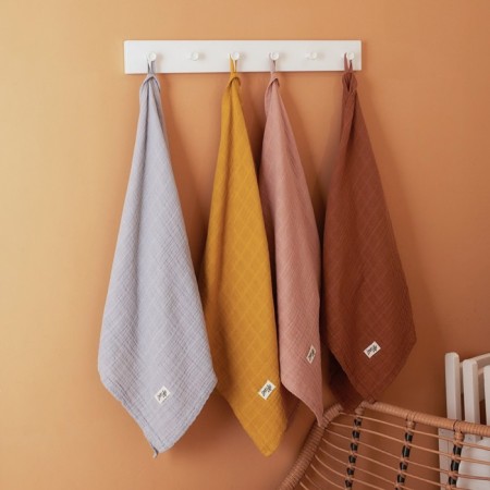 Mushinnoye towel Lovelife, 50*90 cm, mustard, 100% HL, 3-p, 180 g/m2-6