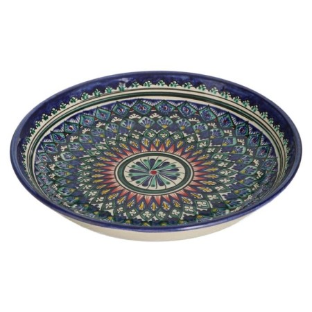 Largan Rishtan ceramics "Patterns", 25 cm, blue-8