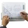 Drawing board A4, Brauberg, with a flight and a triangle