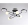 LED ceiling LED with a change of lamp and control panel Ambrella Light, Linetech, FL66232, G9, 48 W, 3600LUM, 3000-6400K, Black Black, White matte