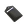 Case for passing, badge with pocket, black smooth