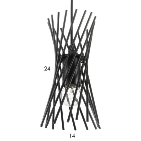 Lamp Bayerlux 2114/1bk E27 40W Black 15x15x100 cm-5
