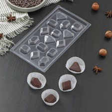 Form for chocolate and sweets 