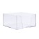 Paper block of 90 x 90 x 50 mm "Available Office" Calligrata, transparent