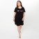 Dress, black color, size 50