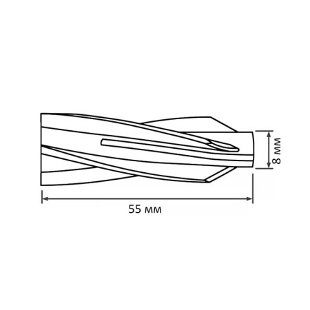 Steelrex dowel, for aerated concrete, nylon, 8x55 mm, 100 pcs-2