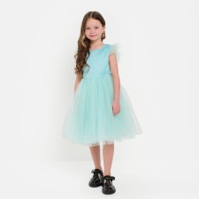 Dress for girls with wings KAFTAN, size 34 (122-128 cm), birus-blue color