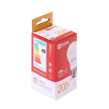 LED lamp In Home LED-A60-VC, E27, 20 W, 230 V, 3000 K, 1900 lm-6