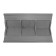 PPK parapet for a fence span, 50 × 28.5 × 2.5 cm, graphite, “flexible tile”
