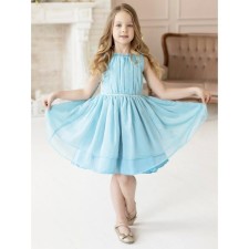 Bella dress, height 98 cm, turquoise color