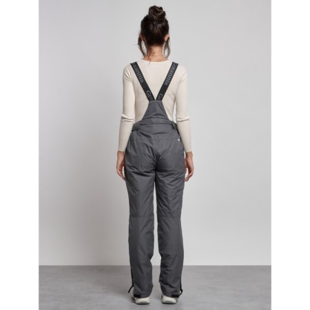 Semi -combinezone ski insulated female winter, size 44, color gray color-6