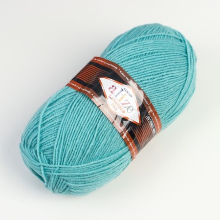 Yarn "Lanagold fine" 49% wool, 51% acrylic 390m/100g (462)-1
