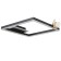 LUSTER "Butterflies UNO" 36W LED 6000K Black 45x45x6cm Bayerlux