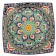 Largan Rishtan ceramics "Patterns", 32 cm, square, blue mix